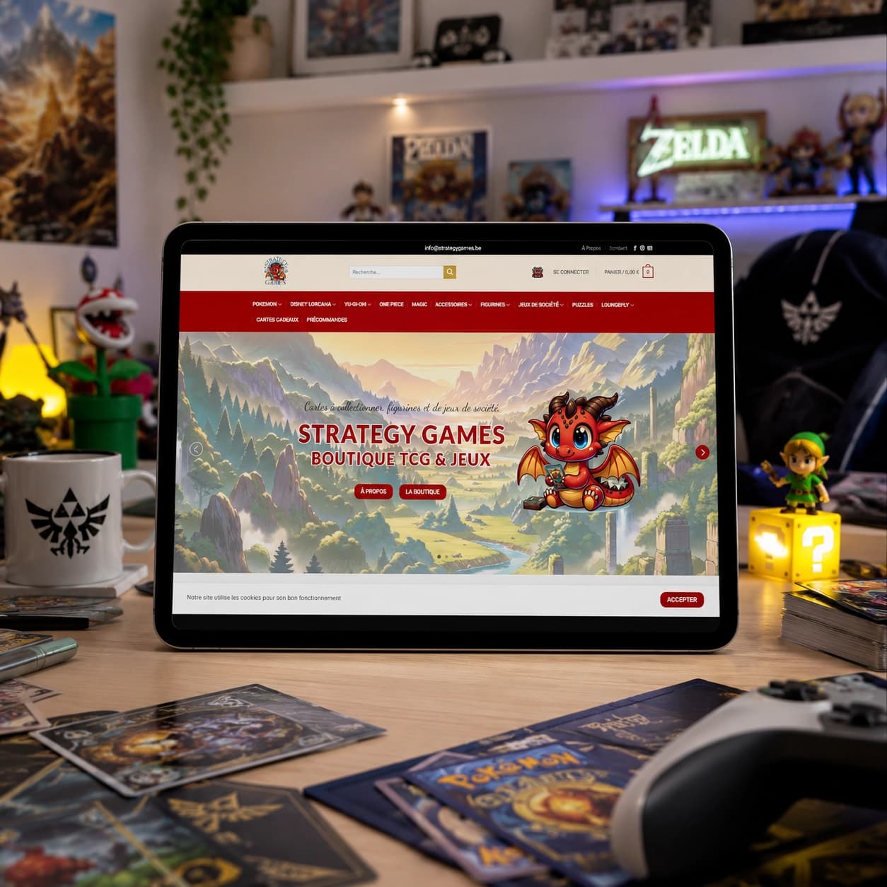 Mise en scène du projet Strategy Games