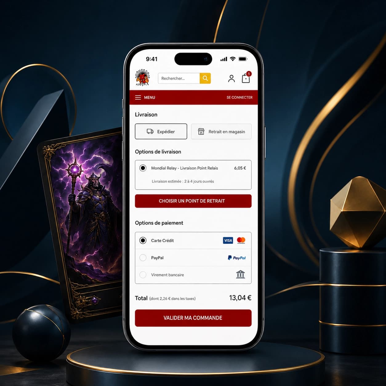Boutique TCG Strategy Games — visibilité Google & IA, réalisé par Easy On Web